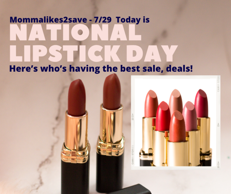 National lipstick day 2022 all the deals you need!