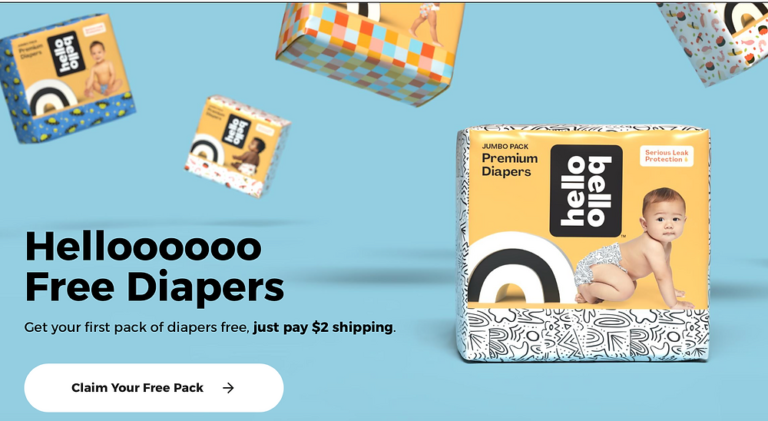 Score FREE Diapers from Hello Bello