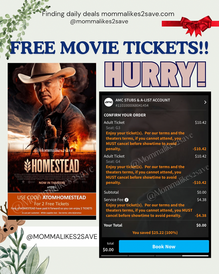Free Movie Tickets to see Homestead !
