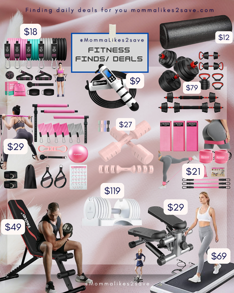Affordable Fitness & Skincare Finds: Home Gym Workout Equipment & Beauty Deals You’ll Love