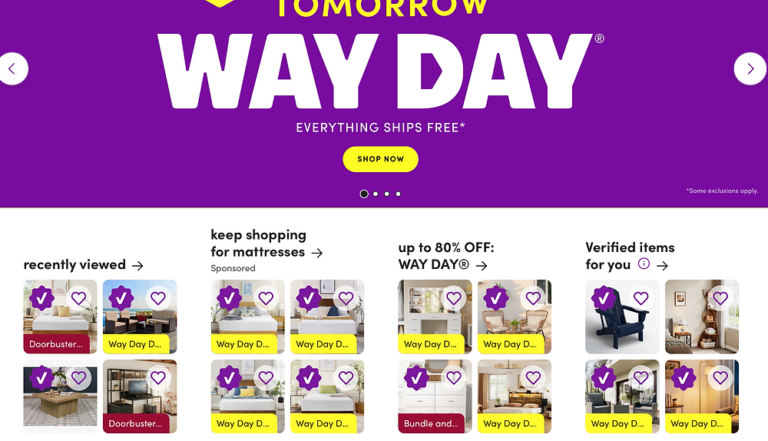 Way Day Deals and finds