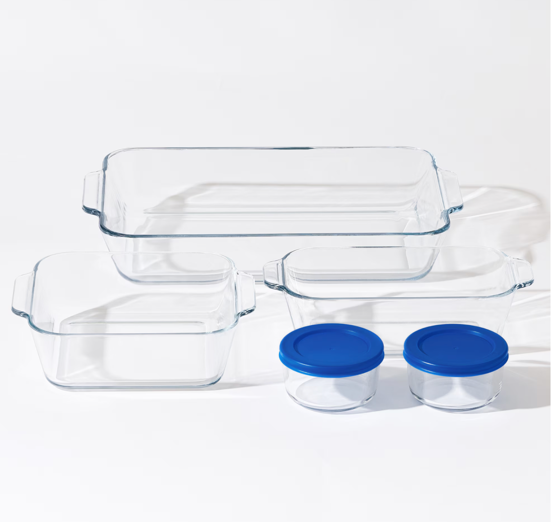 7pc Glass Bakeware Set