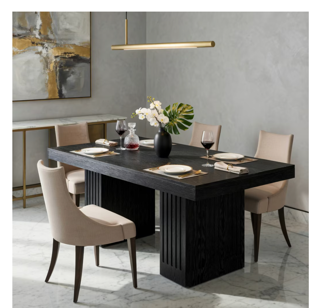 Farmhouse Dining Table for 6-10 People (table only)