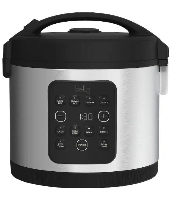20-Cup Digital Rice Cooker Stainless Steel