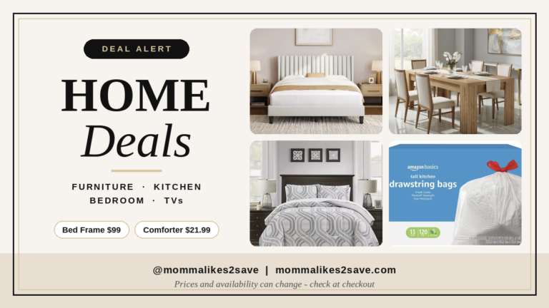 Home essentials, decor, furniture deals happening